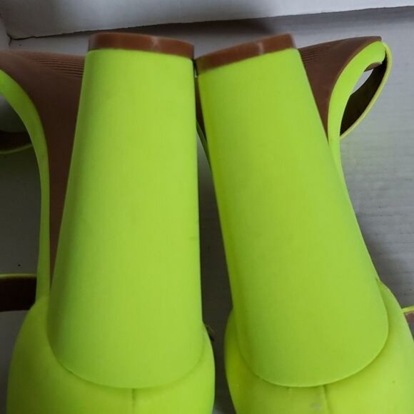 Torrid Neon Heels Pumps Shoes Sandals Ankle Strap Tapered Heel Women's WOMANS 12 - Picture 13 of 16